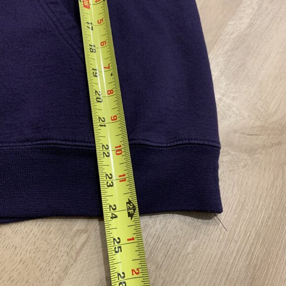 Champion Stonehill College Skyhawks Hoodie Men's Medium M Purple Y2K Sweatshirt - Picture 8 of 8